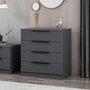 Hanah Home Cómoda Kale - Antracita